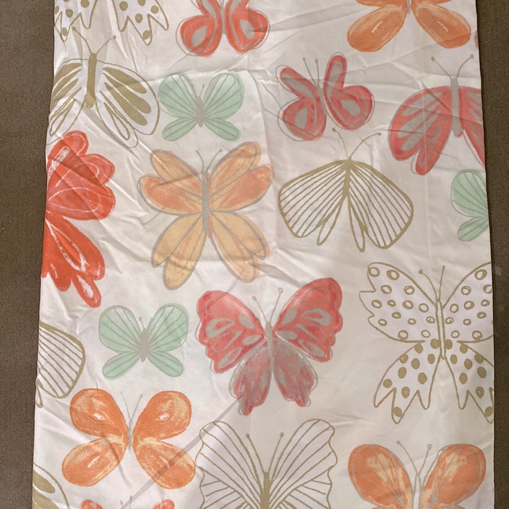 Butterfly standard pillowcase